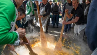 Omelette géante à Anglet