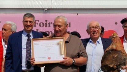 Vainqueur du concours du meilleur jambon fermier 