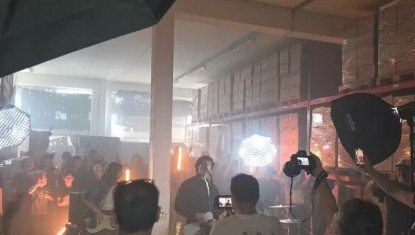 Tournage du premier clip du jeune groupe basco-luzien Black Eggs