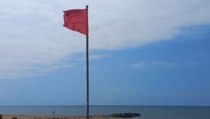 Drapeau rouge hissé sur des plages à Anglet en raison de physalies